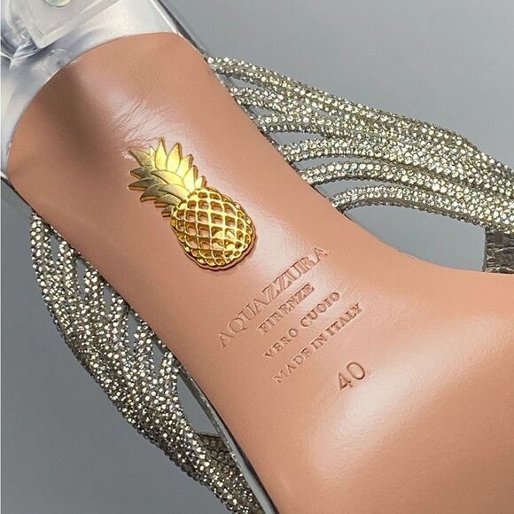 Aquazzura Gatsby Embellished Mules size 40 - Picture 14 of 14